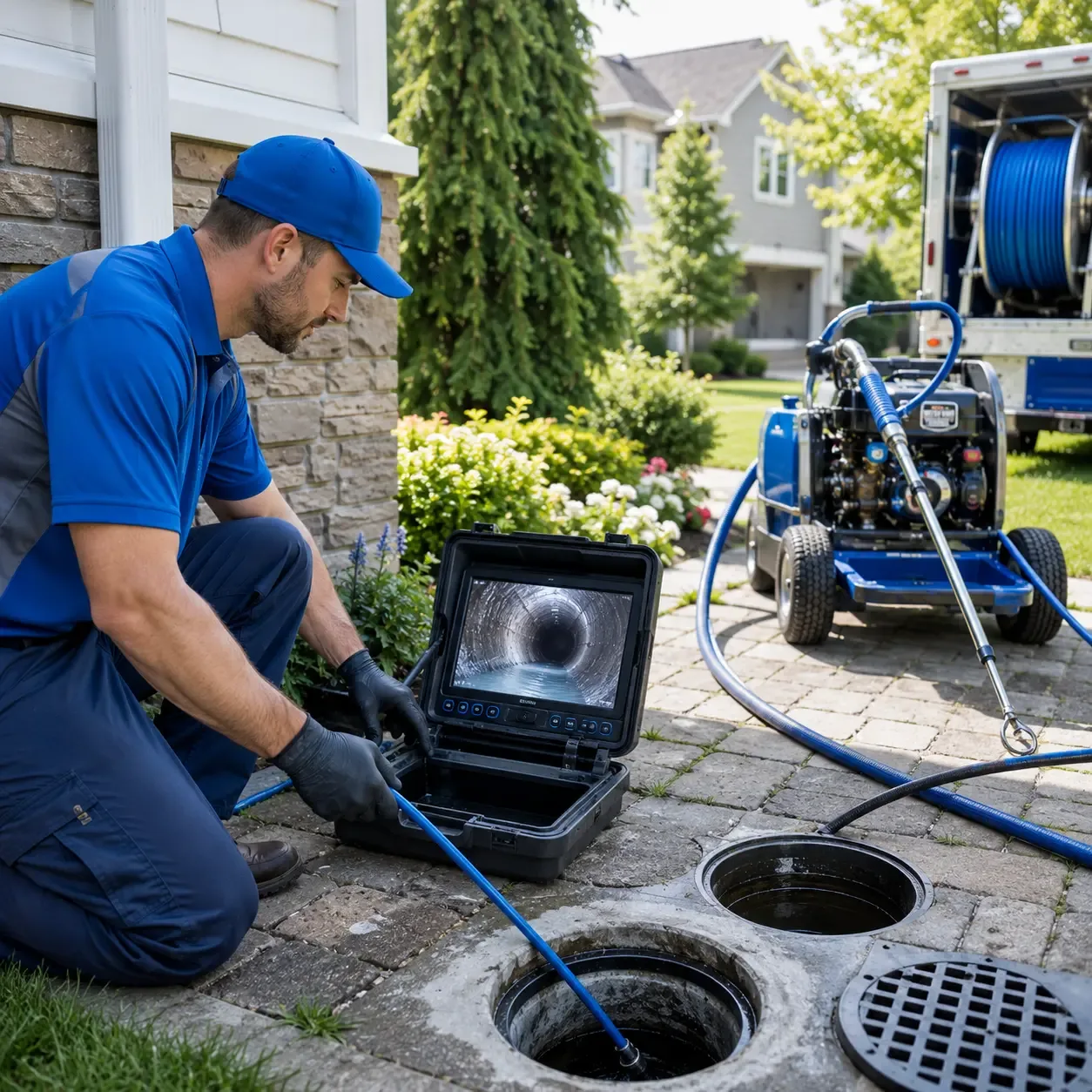 Outdoor drain cleaning professionals serving Martin, PA